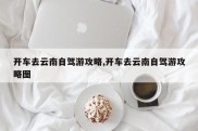 开车去云南自驾游攻略,开车去云南自驾游攻略图