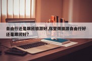 自由行还是跟团旅游好,你觉得旅游自由行好还是跟团好?