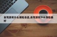 自驾游买什么保险合适,自驾游买什么保险最好